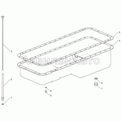 Картер масляный для двигателей ЯМЗ-238М2, ЯМЗ-238АМ2, ЯМЗ-238ГМ2, ЯМЗ-238КМ2 Картер масляный для двигателей ЯМЗ-238М2, ЯМЗ-238АМ2, ЯМЗ-238ГМ2, ЯМЗ-238КМ2