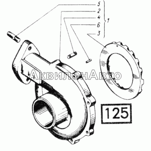 Турбокомпрессор ТКР8, 5Н-3.Корпус компрессора СМД-21, -22, 22А, 23, 23.01, 23.02, 24, 24.01, 24.02 Турбокомпрессор ТКР8, 5Н-3.Корпус компрессора СМД-21, -22, 22А, 23, 23.01, 23.02, 24, 24.01, 24.02