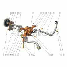 Установка масляного насоса Установка масляного насоса