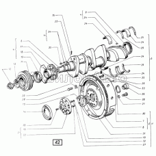 Вал коленчатый СМД-60, -62, -64, -66, -72, -61, -63, -65, -73