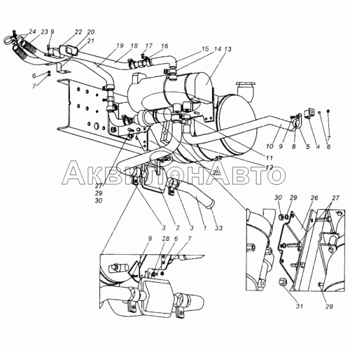 Установка подогревателя. Thermo 90S