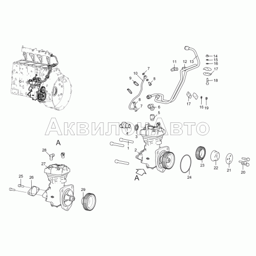 Компрессор пневматического тормоза 5342-30-350900-000