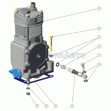 Установка пневмокомпрессора Установка пневмокомпрессора