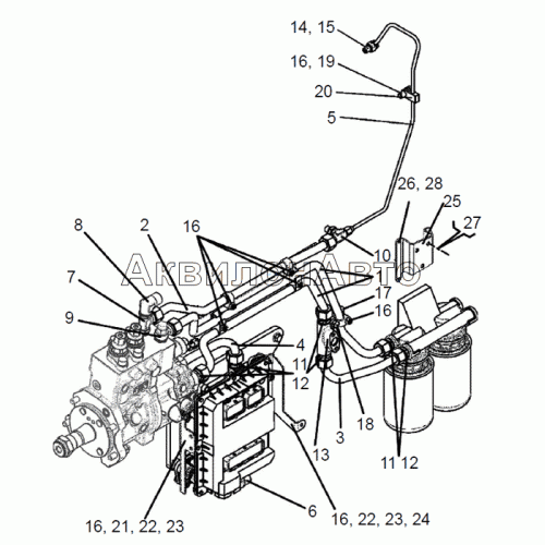 Топливная система низкого давления