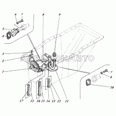 Насос масляный с трубами 442-55-09c1