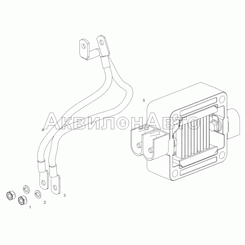 5340.3770010 Предпусковой подогреватель с проводами