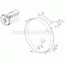 Кожух вентилятора (Двигатель ЯМЗ-536-10)