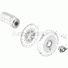Сцепления (для силового агрегата с КП ZF 9S 1310 TO)