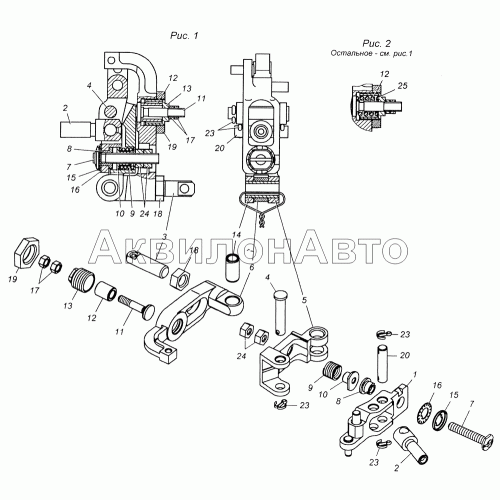 333.1110160-32 Рычаг регулятора в сборе