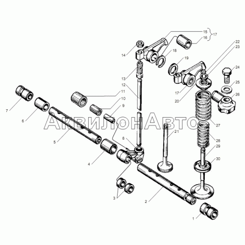 Клапаны и толкатели Клапаны и толкатели