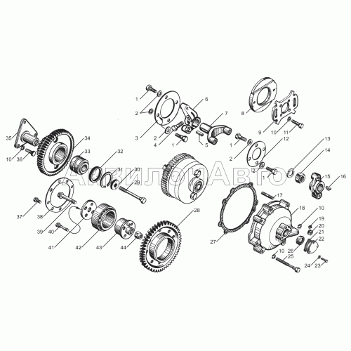 Привод агрегатов