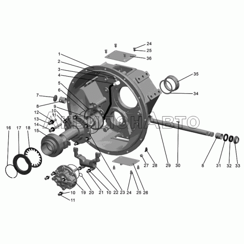 Картер коробки передач ТМЗ–09.130–10 и ТМЗ–09.130–11 Картер коробки передач ТМЗ–09.130–10 и ТМЗ–09.130–11
