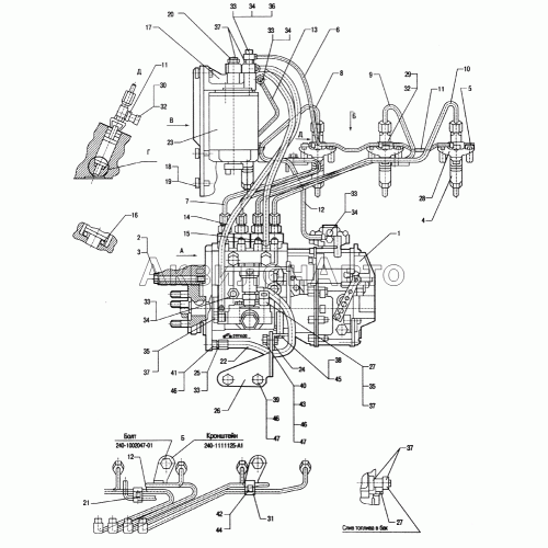Насос топливный (773.1111005-20.05Э2) Насос топливный (773.1111005-20.05Э2)