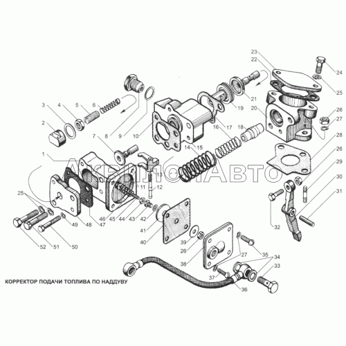 Корректор подачи топлива по наддуву