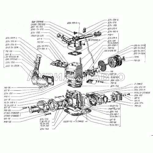 Двигатель пусковой Двигатель пусковой