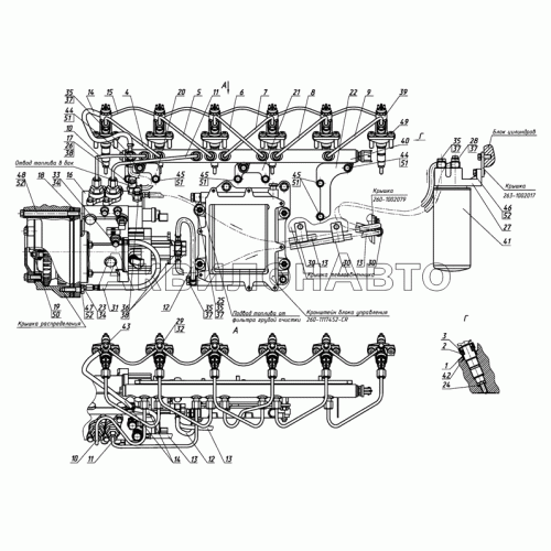 Топливные трубопроводы и установка топливной аппаратуры Топливные трубопроводы и установка топливной аппаратуры
