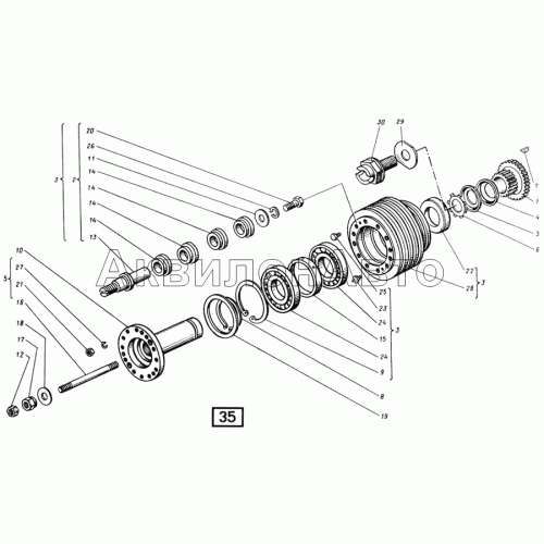Передний носок коленчатого вала СМД-21, -22, 22А, 23, 23.01, 23.02, 24, 24.01, 24.02 Передний носок коленчатого вала СМД-21, -22, 22А, 23, 23.01, 23.02, 24, 24.01, 24.02