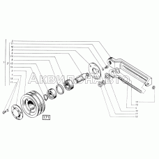 Ролик натяжной СМД-21, -22, 22А, 23, 23.01, 23.02, 24, 24.01, 24.02