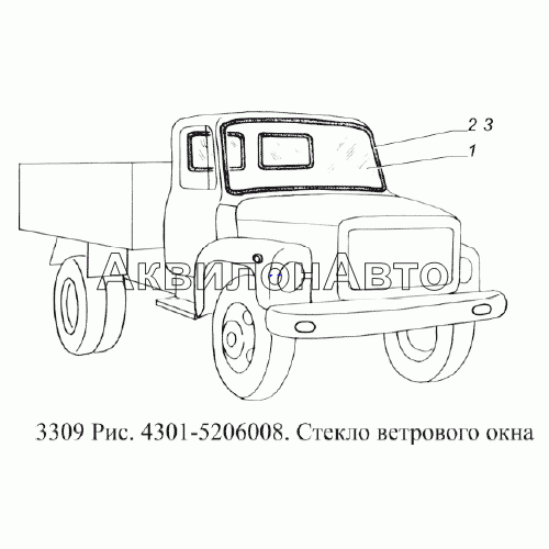 Стекло ветрового окна