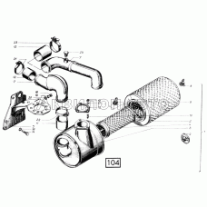 Воздухоочиститель СМД-14НГ,-14БН,-15Н,-19,-20