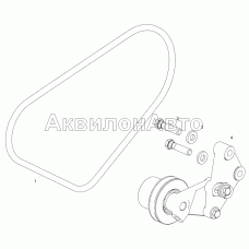 236-1307152 Установка натяжного устройства водяного насоса