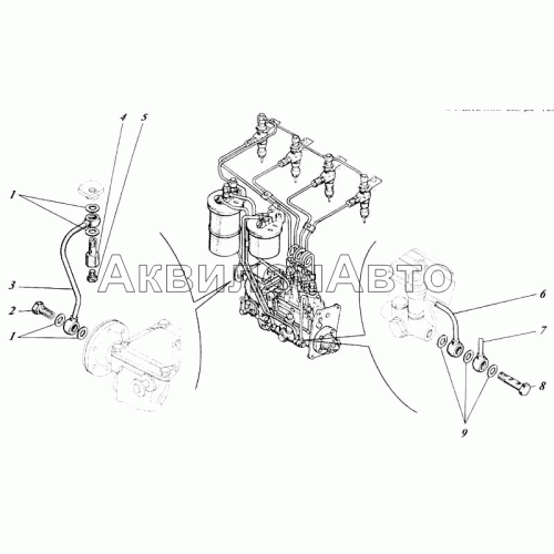 Система топливная 440И-15с1-1-01 Система топливная 440И-15с1-1-01