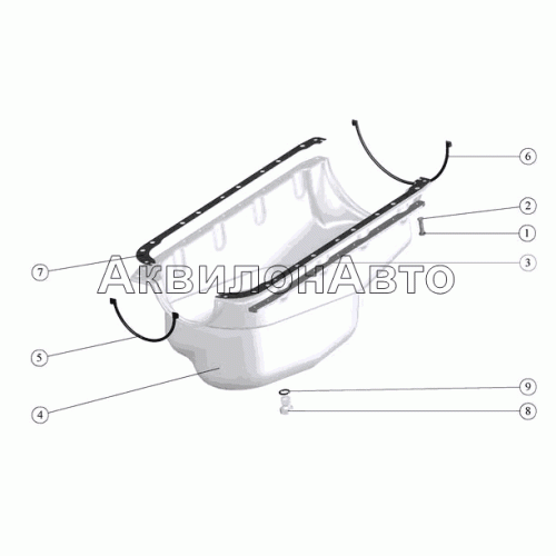 Установка масляного картера Установка масляного картера