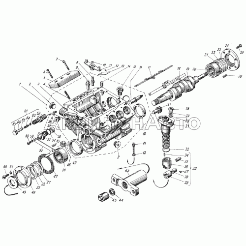 КОРПУС ТОПЛИВНОГО НАСОСА ВЫСОКОГО ДАВЛЕНИЯ КОРПУС ТОПЛИВНОГО НАСОСА ВЫСОКОГО ДАВЛЕНИЯ