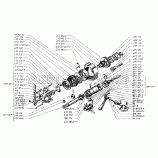 Механизм передачи пускового двигателя