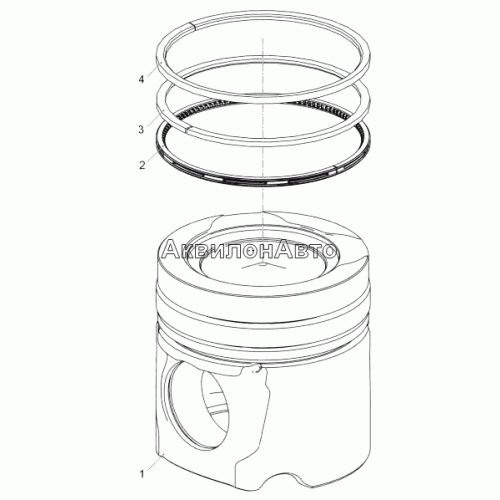 53443.1004013-10 Поршень в сборе