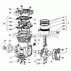 Компрессор пневматического тормоза