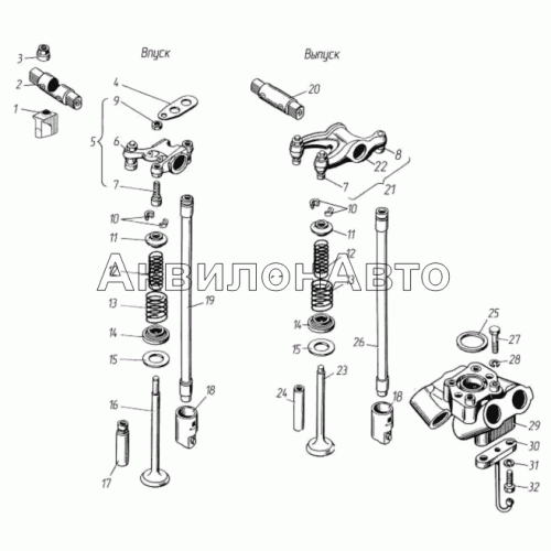 Клапаны и толкатели Клапаны и толкатели