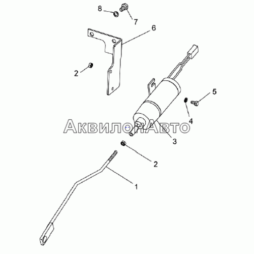 Привод рычага останова ТНВД Привод рычага останова ТНВД