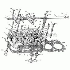 Головка цилиндров. Клапаны и толкатели клапанов Головка цилиндров. Клапаны и толкатели клапанов