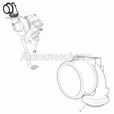 Патрубок отводящий (для двигателя ЯМЗ-5341-10) 5340-30-111500-020
