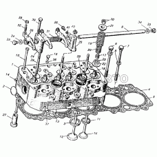 Головка цилиндров. Клапаны и толкатели клапанов Головка цилиндров. Клапаны и толкатели клапанов