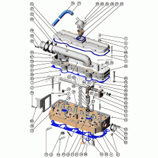 Установка головки цилиндра и впускного тракта Установка головки цилиндра и впускного тракта