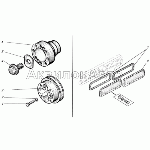 Установка шкива Установка шкива