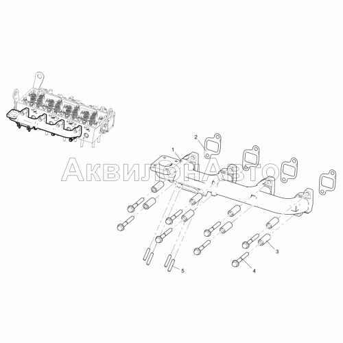 Коллектор выпускной Коллектор выпускной