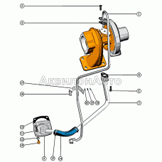 Маслопроводы турбокомпрессора Маслопроводы турбокомпрессора
