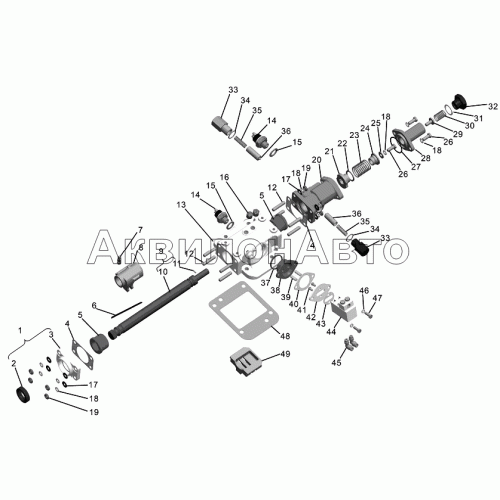 Механизм управления переключением передач