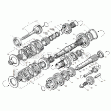 Валы и шестерни КП ЯМЗ-239