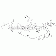 65652.1104005 Установка топливопроводов низкого давления