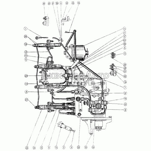 Топливные трубопроводы и установка топливной аппаратуры Топливные трубопроводы и установка топливной аппаратуры