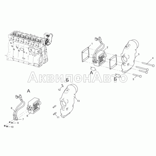 Тракт впускной (для двигателя ЯМЗ-536-10) 5343-30-111500-010
