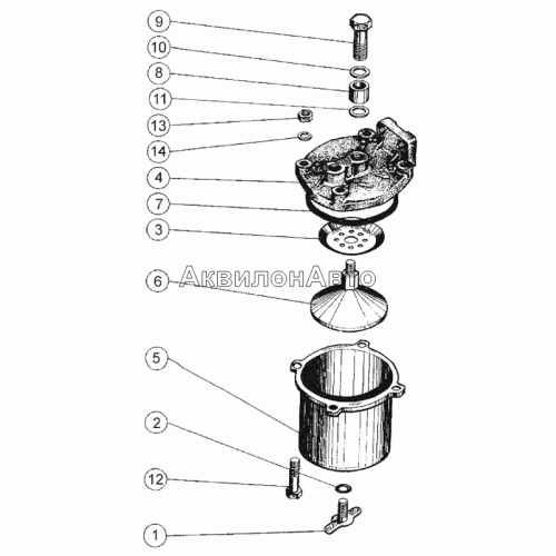 Фильтр топливный грубой очистки Фильтр топливный грубой очистки