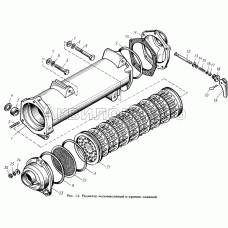 Радиатор водомасляный и краник