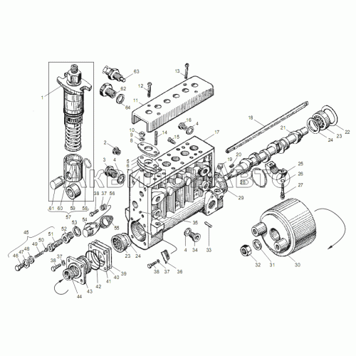 ТОПЛИВНЫЙ НАСОС ВЫСОКОГО ДАВЛЕНИЯ двигателей ЯМЗ-6562.10, ЯМЗ-6563.10