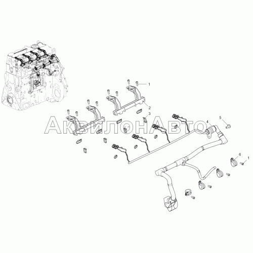 Жгут форсунок