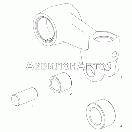 7511.1007180 Толкатель в сборе